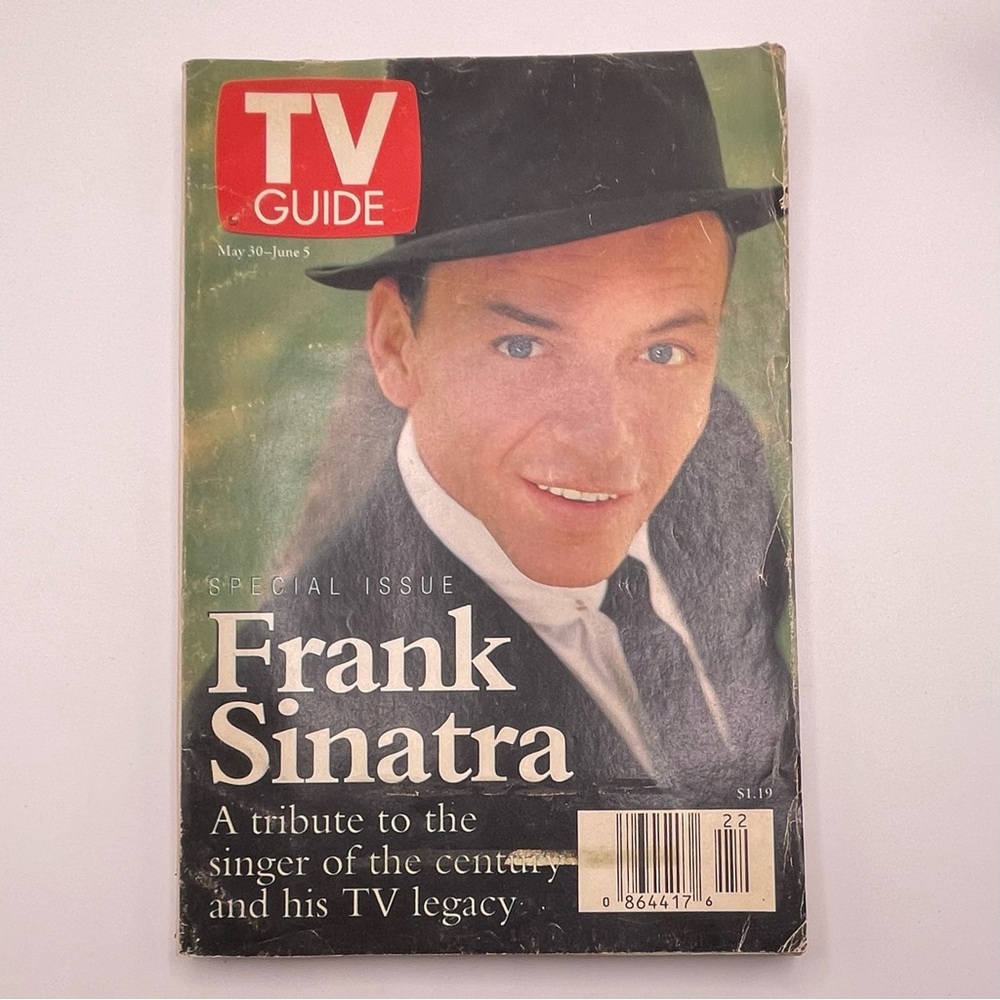 VTG TV Guide Magazine May 30 - June 5 1998,  Special Issue Frank Sinatra, Ads